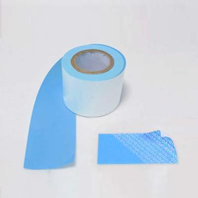 China VOID Tampered Non Transfer Adhesive Label Material for sale