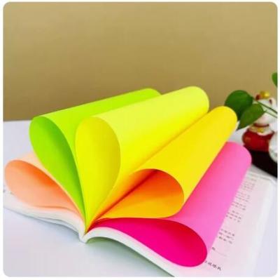 China Papel naranja fluorescente Adesivo Papel naranja fluorescente WGA233 Impresión por chorro de tinta Papel fluorescente en venta