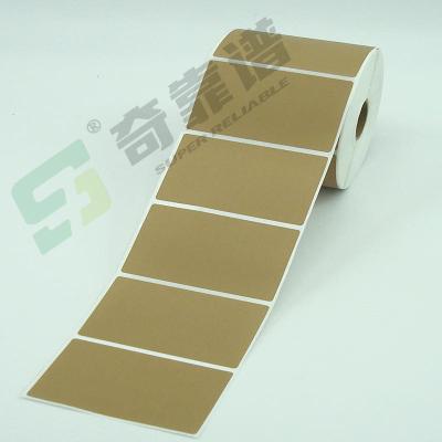 Κίνα light brown Kraft Paper Facepaper Adhesiev Label Sticker Blank Label in Roll προς πώληση