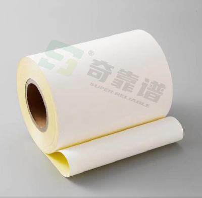 China Vellum Paper Adhesive Matte Thermal Transfer Matte Coated Paper Adhesive Labelstock em rolo à venda