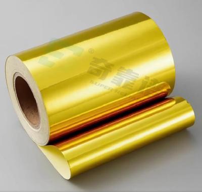 中国 Bright Silver PET Facestock Adhesive PET Film Jumbo Roll in Roll WG3733 販売のため