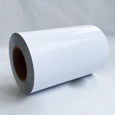 中国 Tire Glue Label Material for Adhesive Tire Label Making TG7034 Aluminum Coated 販売のため