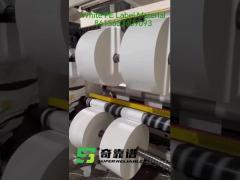 80um PE White TC Adhesive Label Material WG9033