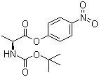 China Boc-Ala-ONp(CAS NO:2483-49-0),Boc-L-alanine 4-nitrophenyl ester for sale