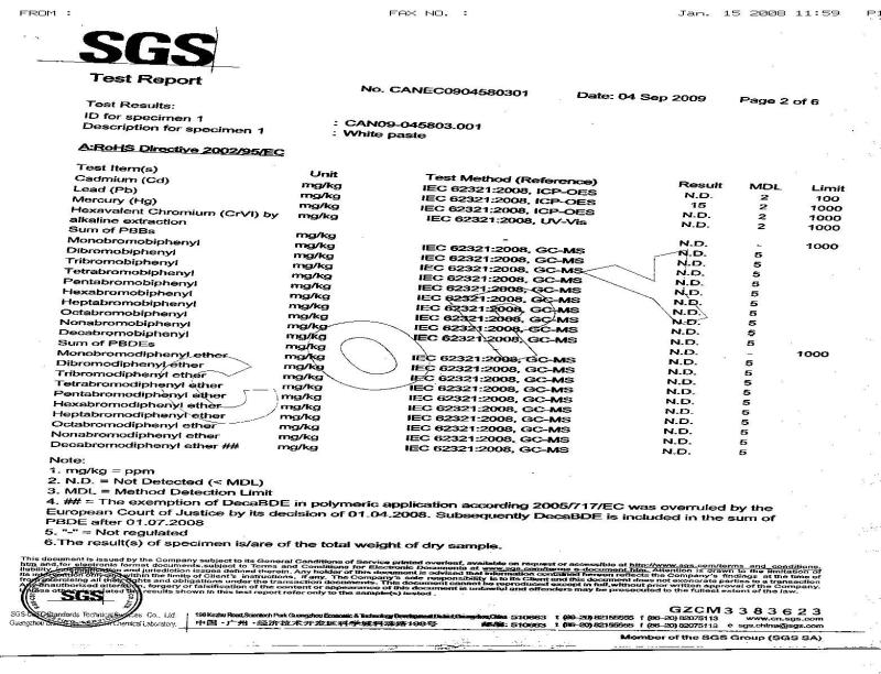 SGS - Hongge (Guangzhou) Paper  Co., Ltd