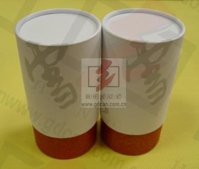 China Wine Storage Paper Tube Packaging Cylinder Paper Box With Ribbon for sale