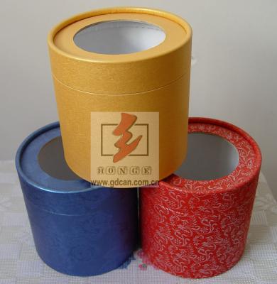 China Custom Recycled Paper Tube Box Container , Cosmetic Tube Packaging for sale