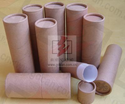 China Cylinder Wine Bottle Presentation Box / Cardboard Wine Tube Gift Box for sale