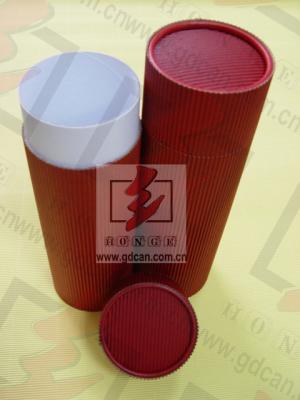 China Red Food Cardboard Tubing Packaging Biodegradable With Goods In Stock for sale