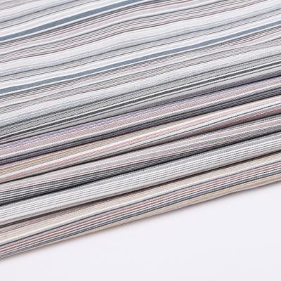 China Double faced garments material woven spandex nylon squishy bengline bars fabric for garment for sale