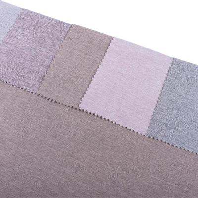 China Double Faced Mellange Effect TR 4 Way Spandex Single Weaving Woven Fabric For Garment for sale