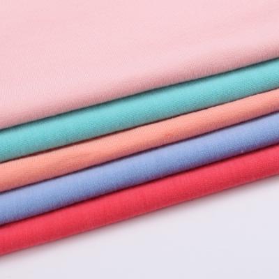 China Single Jersey Stretch Knitted Spun French Terry Poly Fabric For Cloth for sale