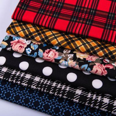 China 100%Polyester Double Faced Printed Wholesale Roma Textile Fabric for sale