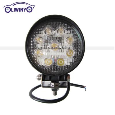 China Wholesale liwiny Toughed glass led truck light 12v 24v 27w 4.0 inch round led work light for sale