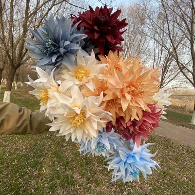 China Party Wedding Home Decoration Wholesale New Style Artificial Flowers Christmas Decoration Holiday Chrysanthemum Colorful Wedding Gifts For Home Decoration for sale