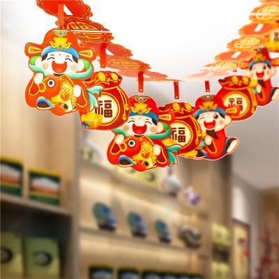 China Chinese Wedding Home Decoration Party New Year Supplies Decoration Banners Shop During Market Spring Festival Decoration for sale