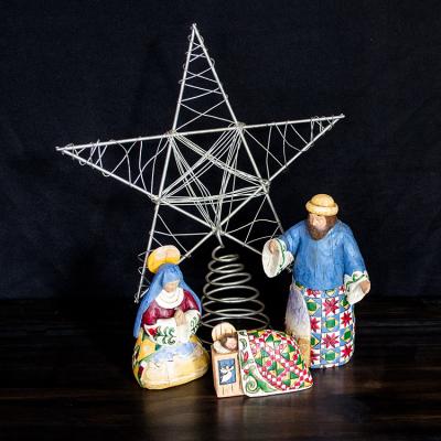 China Christmast Ornament Christmas 3D Star Ornament Outdoor Hanging Star Pattern Paper Light Great For Holiday Wedding Malls Displays Decoration for sale