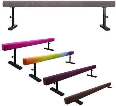 China Body Balance Beam Adjustable Gymnastics Practice Training Equipment for Kids Children Floor Home Use, 8 Feet Long for sale