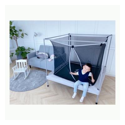 China With Protective Net Children's Sports Trampoline Safety Net Indoor Trampoline for sale