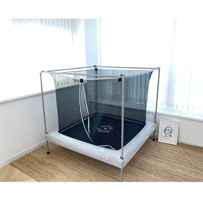 China With protective net wholesale high quality popular new garden and children indoor trampoline for sale