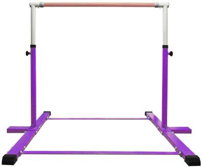 China Home Exercise LvYi Gymnastics Kip Expandable Bar, 3'-5' Adjustable Arms, Safe Gymnastic Exercising Bar For Kids for sale