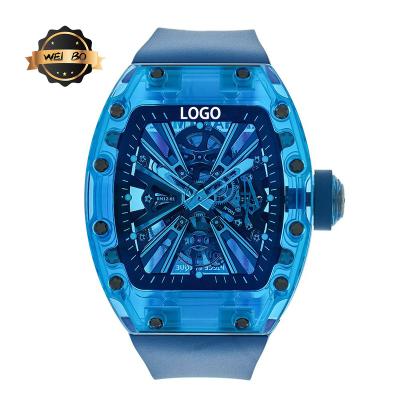 China Multiple Movement Luxury Fashion Tourbillon Brand Richard New Arrival Classic Automatic Time Zone Leather Men Watch Mechanical Watch for sale