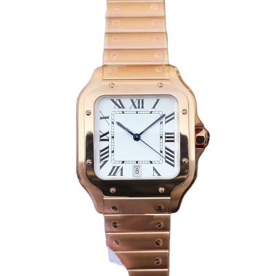 China High-end Design Women's Square Minimalist Fashion Stainless Steel Water Resistant Power Reserve Women Reproduction Watch Brand Watch for sale