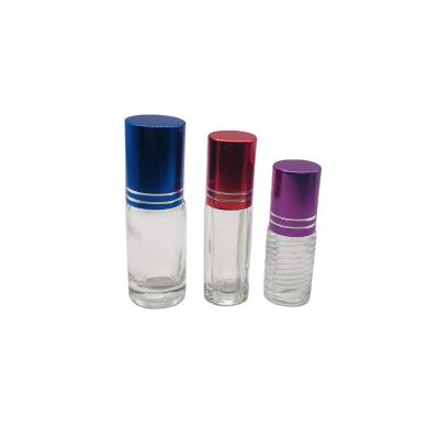 China Factory direct sale 5Ml 8ml 10ml cosmetic roll on glass perfume glass bottle with plastic screw cap for sale