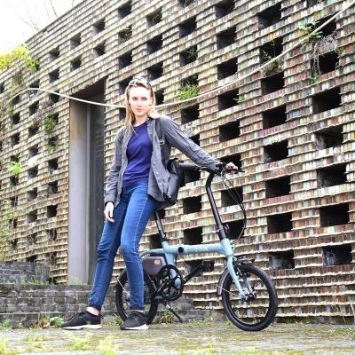 China Aluminum Alloy Sells 16 Inch Bafang Hub Women's Scooter City Bike Wholesale Foldable Electric Small Motor Scooter for sale