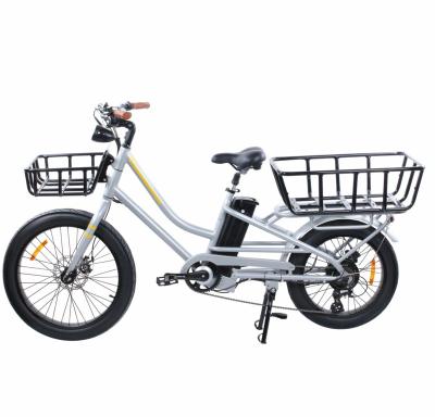 China 2021 Aluminum Alloy Battery Delivery e Bike 800w Strong Electric Cargo Bike/Delivery Food Bike for sale