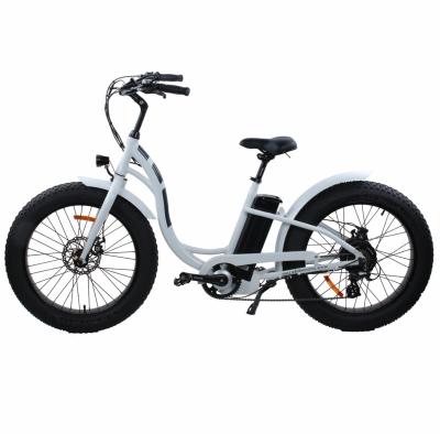 China High Power Standard Easy Ride Tektro Disc Brake Lady e Bike Electric Bike Step By 24 Inch Fat Bike 36V 250W for sale