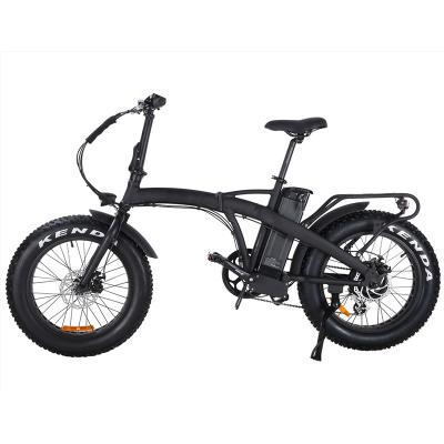 China 2021 Wholesales 48V 350W Aluminum Electric Bicycle Alloy Folding Fat Tire High Speed ​​20 Inch Folding Electric Bike for sale