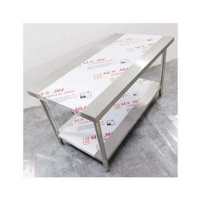 China Laundry Hotel Hospital Factory Wholesale High Quality Rectangular Non-Marking Workbench Suitable For School Dining Table for sale