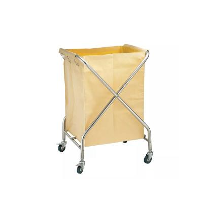 China Laundry hotel hospital wholesale price promotion quality cleaning laundry trolley for hotel room attendant recycling cleaning for sale