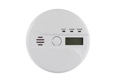 China Electrochemical Sensor Residential Carbon Monoxide Detectors Lcd Display White Color for sale