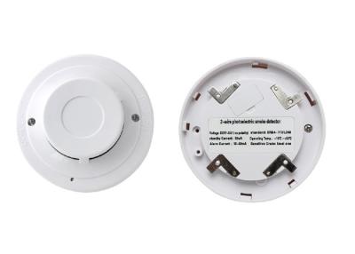 China 2/4 Wire Photoelectric Smoke Detector DC 10~30V Twin LEDs Indication 1 Year Warranty for sale