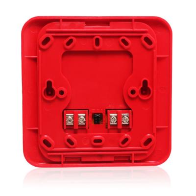 China Galss Break Manual Alarm Call Point DC 24V For Conventional Fire Alarm System for sale