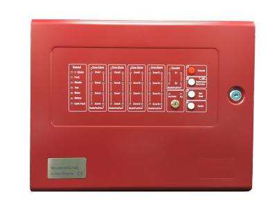 China 12 Years Factory Conventional Fire Alarm Control Panel 16 Zones 30 Detectors Stainless Steel Housing for sale