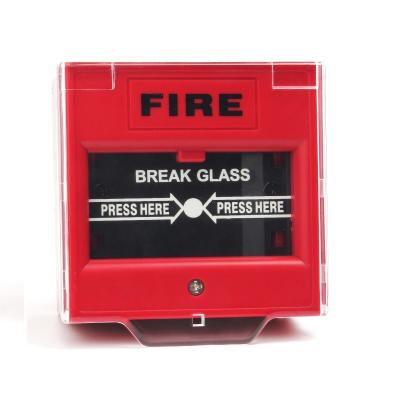 China 12 Years Factory Red ABS Fire Resistant Fire Alarm Manual Call Point 105db Sound 2 Years Warranty for sale