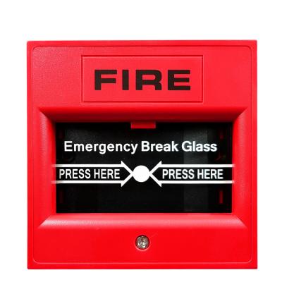 China 12 Years Factory 12/24VDC Emergency Break Glass , Fire Alarm Manual Call Point 2 Years Warranty for sale