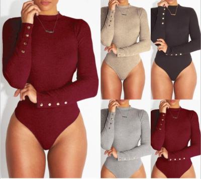 China 2021 Custom sexy QUICK DRY custom women's playsuits bodycon jumpsuit one piece jumpsuit for sale