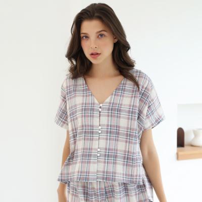 China OEM Factory QUICK DRY women short set casual wear linen summer bedding homewear canvas sets for sale