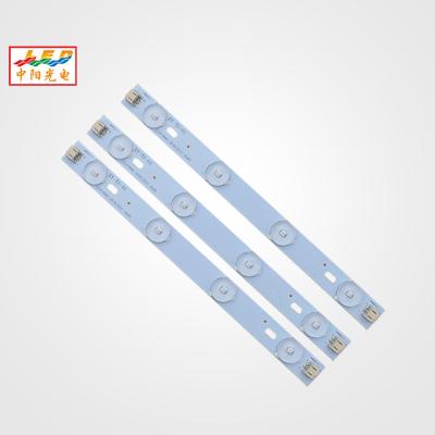 China 2835 Aluminum SMD LED Module Celling Lamp Light Source With 4LED And 4+4LED Lens 6000-6500K 2900-3100K / Warm White Color for sale