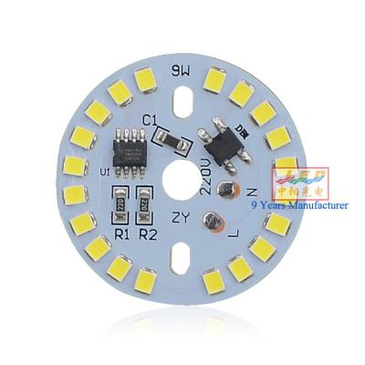 China Copper PCT & Alloy 2835 DOB 9W AC220V For Down Light Driverless Led Module Bulb for sale