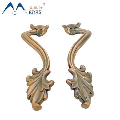 China Cabinet Handle Fashion Home Decoration Bronze Cabinet Handle Furniture Hardware Classic Drawer Handle for sale