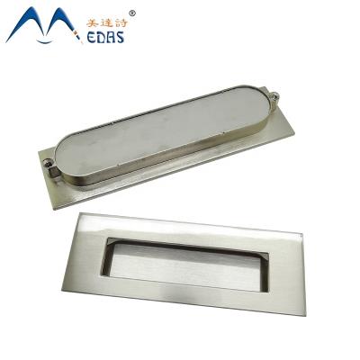 China Cabinet Zinc Alloy Concealed Door Handles Concealed Built-in Pulls Recessed Handle Sliding Door Puller for sale