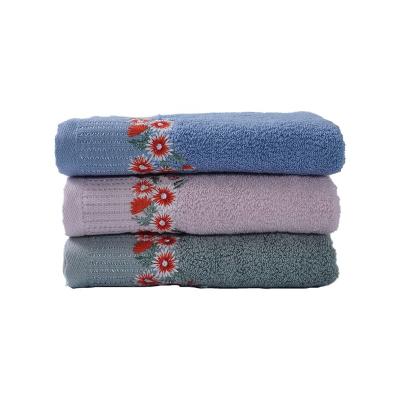 China China Manufacturers Good Quality Sustainable Super Soft 100% Cotton Towels For Face And Bath for sale