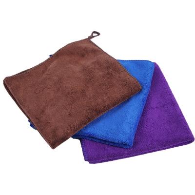 China Viable Wholesale Multi Color Towels Water Absorption Microfiber Kitchen Quick Cleaning Towels for sale