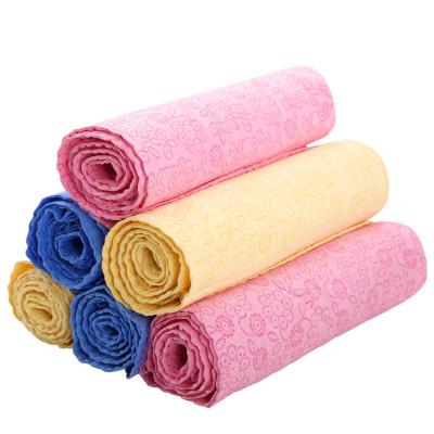 China Viable multifunctional pva chamois towel household cleaning towel for sale