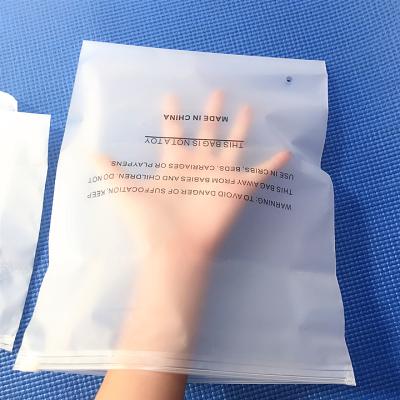 China Recyclable Customized Printed Packaging EVA PE Bag T-Shirt Clothes Plastic Slider Ziplock Garment Zipper Packaging Bags With Own Logo Design for sale